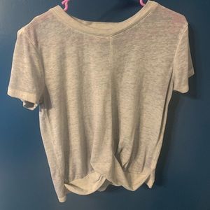 Pink Rose tied T-shirts